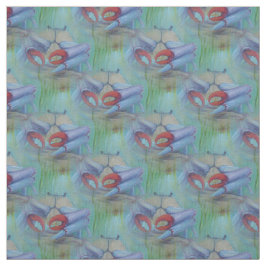 Sjölandskapet Blue Crab Ocean Tyg
