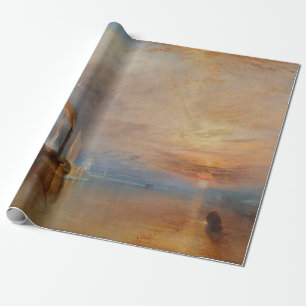 Sjölandskapet Fighting Temeraire Turner Sunset Presentpapper