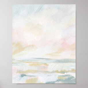 Sjölandskapet Rosa Beach FineArt-utskrift Poster