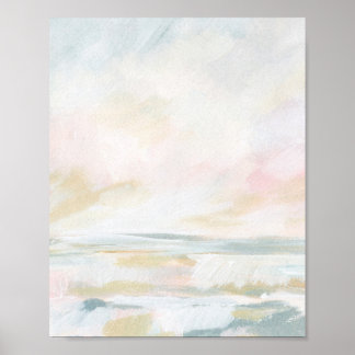Sjölandskapet Rosa Beach FineArt-utskrift Poster