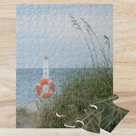 Sjölandskapet Sand Dune Beach Photographic liggand Pussel