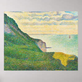 Sjölandskapet Seurat Port-en-Bessin Poster