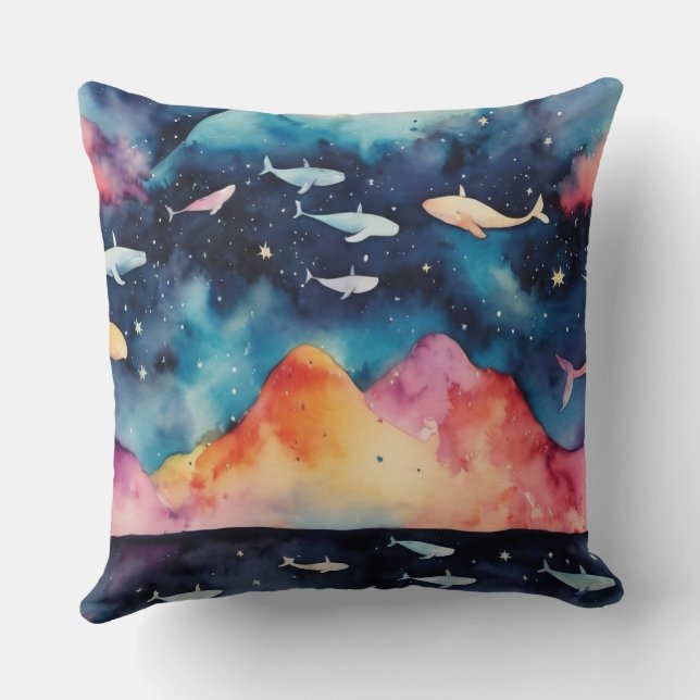 Sjölandskapet Starry Kudde (Baksida)
