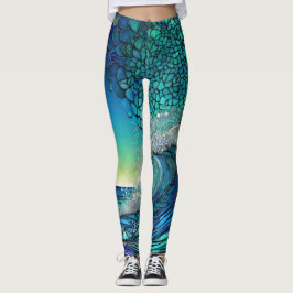 Sjölandskapet Surreal Surfa Leggings