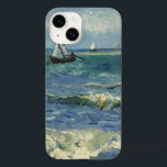 Sjölandskapet Van Gogh i Saintes Maries de la Mer<br><div class="desc">Sjölandskapet i Saintes Maries de la Mer av Vincent van Gogh är en vintage bra post impressionism nautisk målning med segelbåtar på havet med försiktigt vinkar. Om konstnären: Vincent Willem van Gogh var en postimperialistisk målare vars verk var mest framträdande för dess skönhet,  känslomässiga ärlighet och djärva färg.</div>