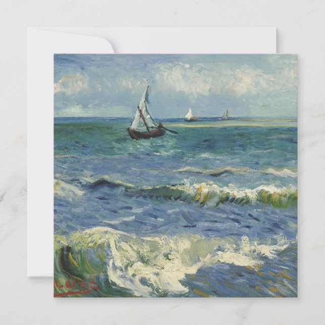 Sjölandskapet Van Gogh i Saintes Maries de la Mer (Framsida)