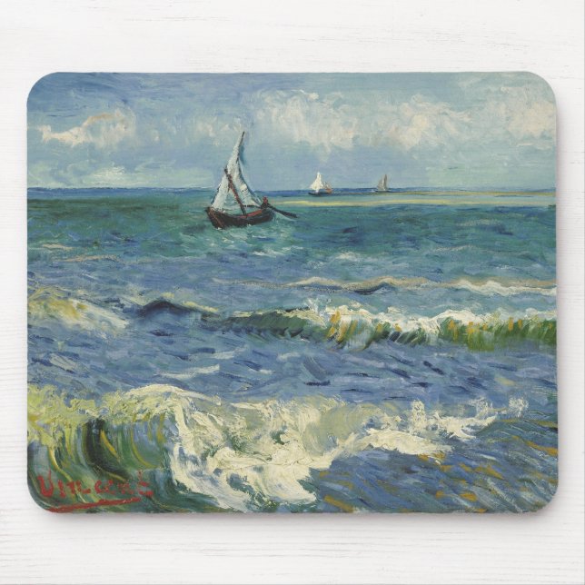 Sjölandskapet Van Gogh i Saintes Maries de la Mer Musmatta (Framsidan)