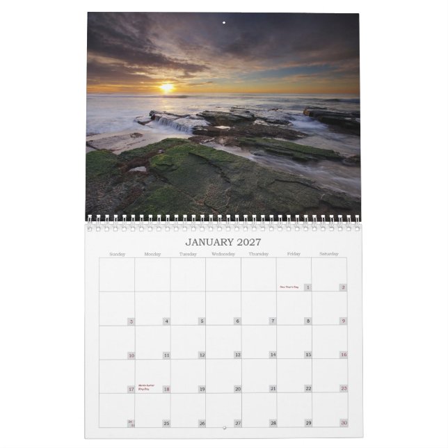 Sjölandskapkalender Kalender (Jan 2027)