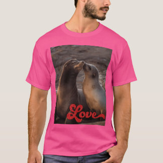 Sjölejon kärlek pojke t shirt