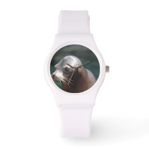 Sjölejon med ett gulligt ansikte armbandsur