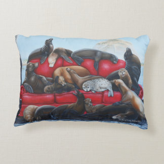 SjölejonSerenity vid TACS-brytning kudder Prydnadskudde