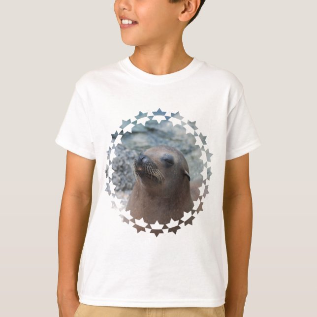 Sjölejonstjärna T-shirt (Framsida)