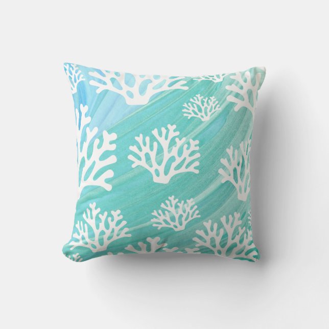 Sjöliv av akvisk korall kudde (Framsida)