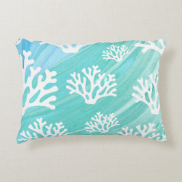 Sjöliv av akvisk korall prydnadskudde