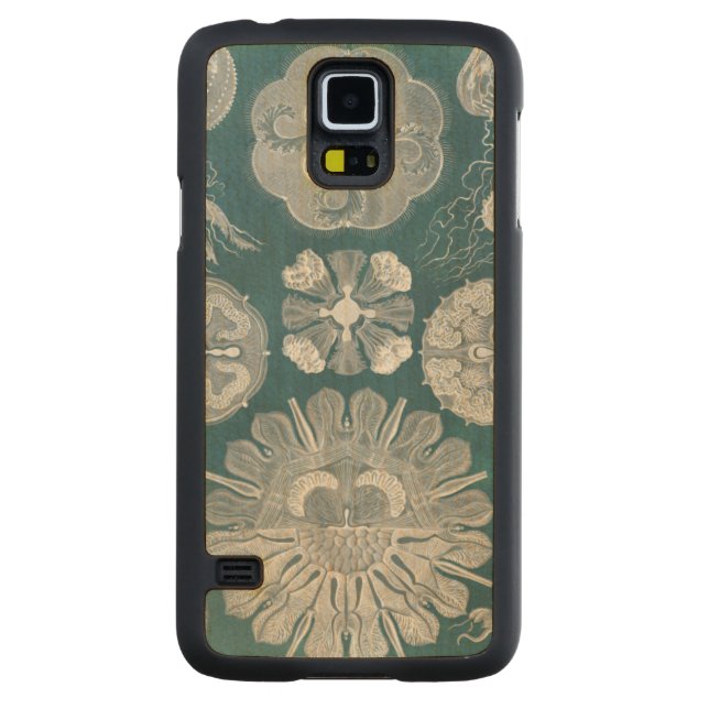 Sjöliv blåkopia IV Carved Lönn Galaxy S5 Slim Skal (Baksidan)