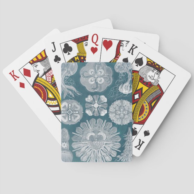 Sjöliv blåkopia IV Casinokort (Baksidan)