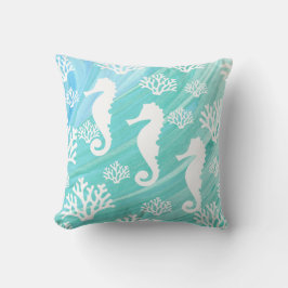 Sjöliv från Aqua Ocean Seahorse Coral Kudde