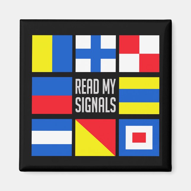 Sjömagnet flaggor magnet (Framsidan)