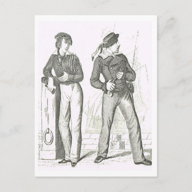 Sjöman1800s Vykort (Framsida)