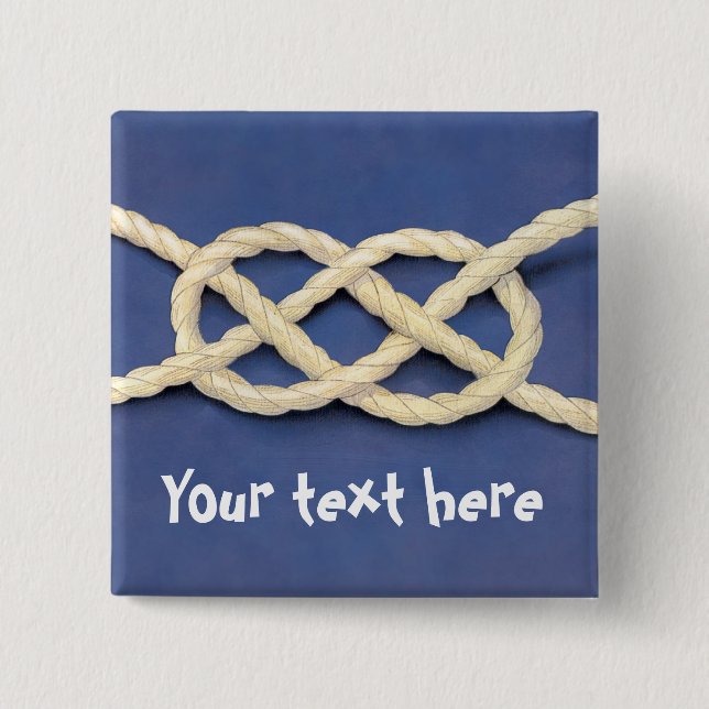 Sjöman fnurra - Carrick krökning Knapp (Framsida)