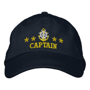 Sjömän leder nautiskt motiv broderad keps