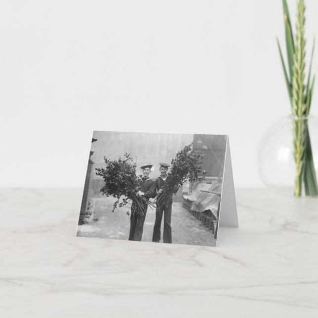 Sjömän med malm helgkort (Framsida)