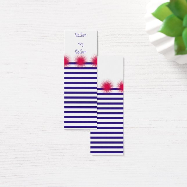 sjöman min sjöman litet visitkort (Skivbord)