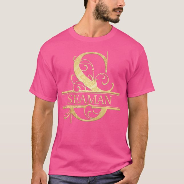 Sjöman Namn T Shirt (Framsida)