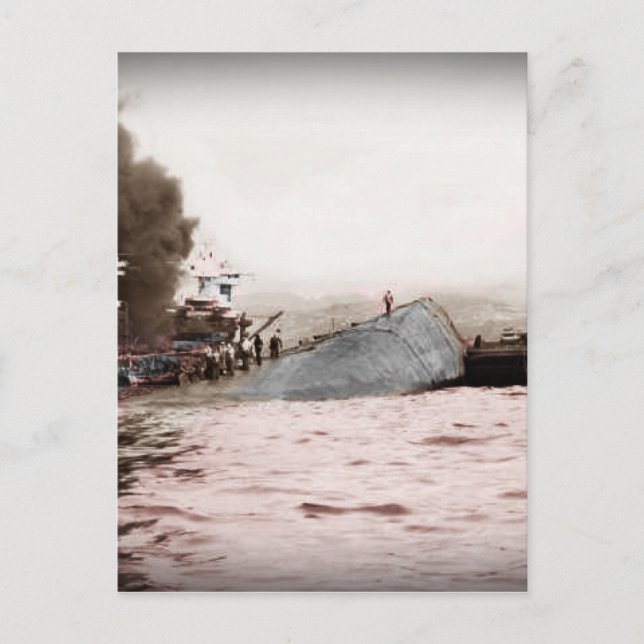 Sjömän på en kapslad Frakt Vykort (Framsida)