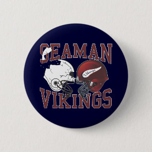 Sjöman Vikings som kraschar hjälmar Knapp