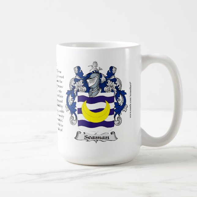 Sjömanfamiljvapensköld Kaffemugg (Höger)