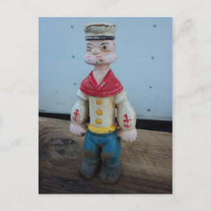 Sjömanfigur Vykort