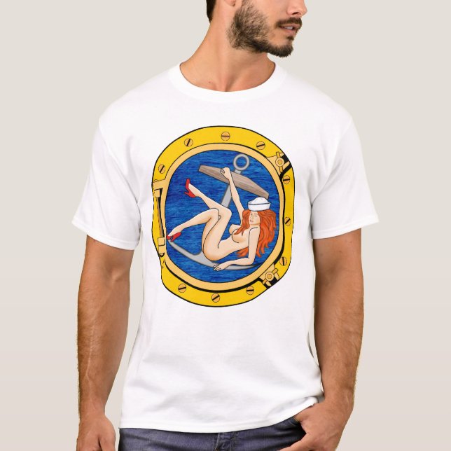 Sjömanflicka T Shirt (Framsida)