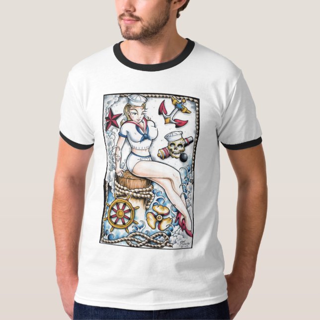 Sjömanflicka Tee (Framsida)