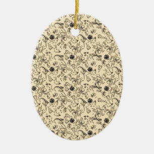 SjömanJerry mönster Julgransprydnad Keramik