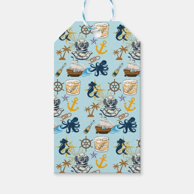 Sjömannabachelorfest Presentetikett (Framsidan)