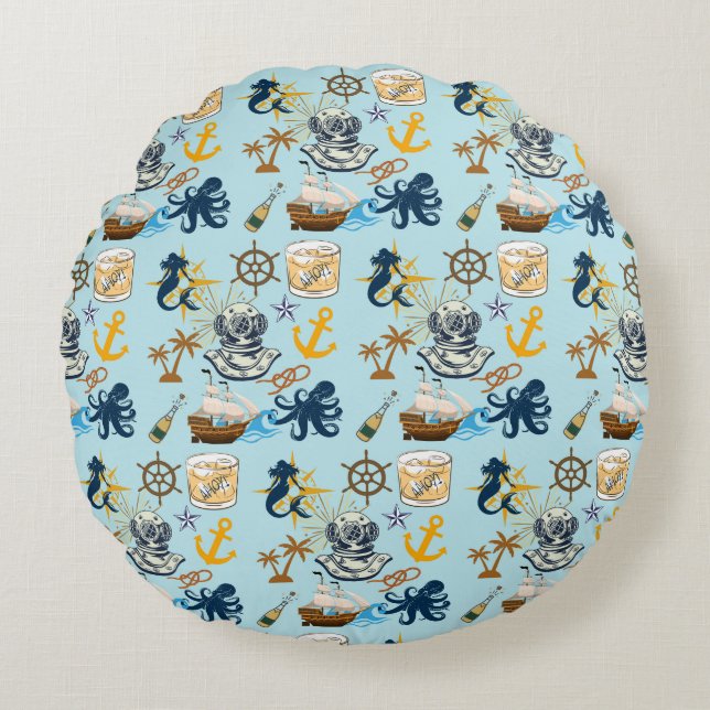 Sjömannabachelorfest Rund Kudde (Framsidan)