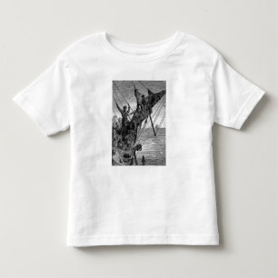 Sjömännen ser i avståndet en spöklik frakt t shirt