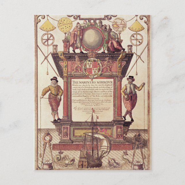 Sjömännens Spegel, titel Vykort (Framsida)