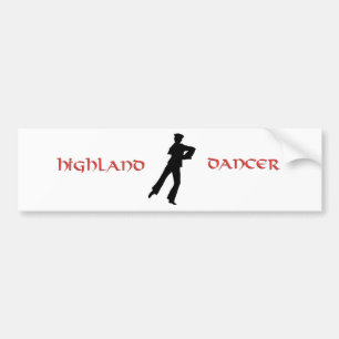 Sjömans Hornpipe Highland Dansare Bildekal