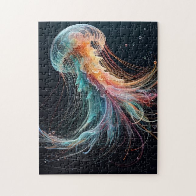 sjömansfartyg/strand/kustjellyfisk pussel (Vertikal)