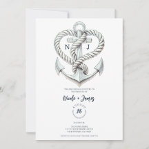 Sjömanshjärta Rep Ankar Kustnära Bröllop