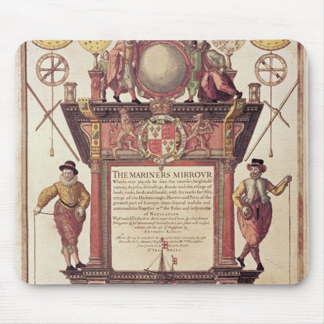 Sjömanspegeln, titlepage musmatta (Framsidan)
