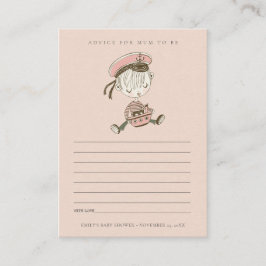 sjömansråd för Morsa babyduschar Tilläggskort