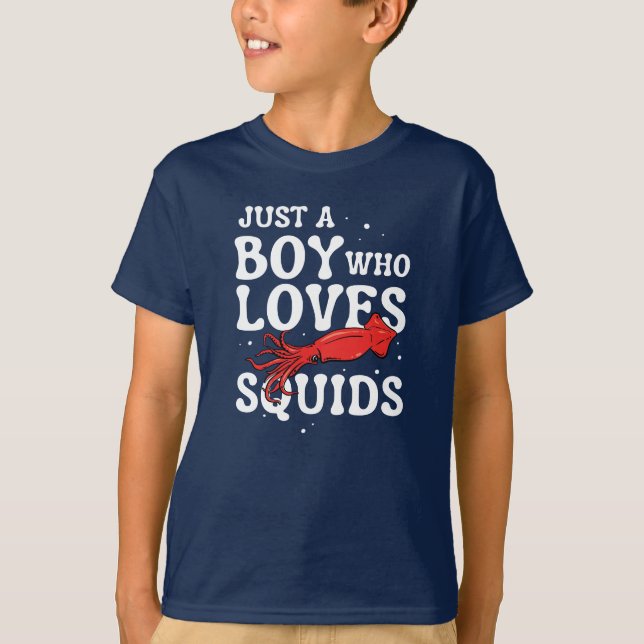 Sjömatsbläckfisk Älskare Nautical Gag T Shirt (Framsida)