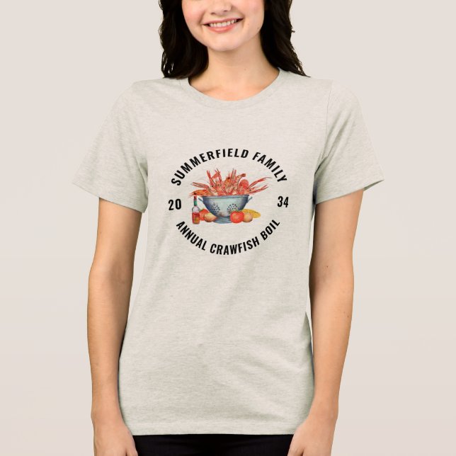 Sjömatskok Familjeåterträff Matchande T Shirt (Framsida)