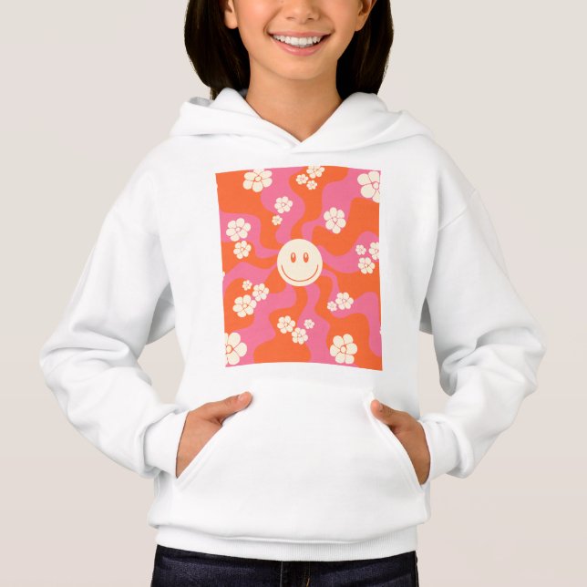 Sjömil - Rosa, Orange och grädde T Shirt (Framsida)