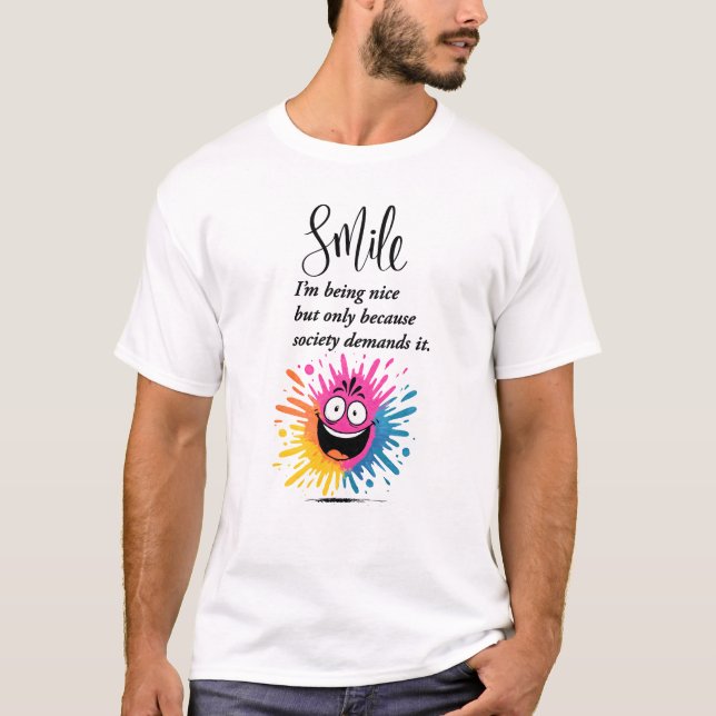Sjömil, social och sarkastisk design t shirt (Framsida)