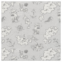 sjömonoton antique pirat karta