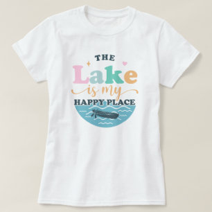 Sjön är min lyckliga plats t shirt